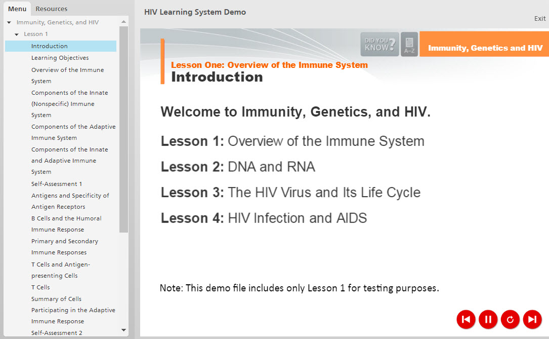 Unbranded Storyline Module: HIV