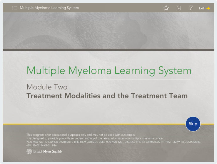 Multiple Myeloma Module 2