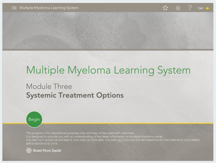 Multiple Myeloma Module 3