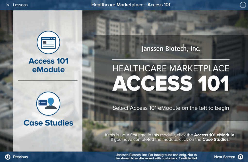 Healthcare Marketplace - Access 101